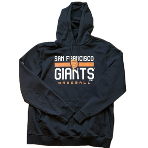 SF Giants Levelwear Black Hoodie Long Sleeve Outdoor Sweatshirt. Size XL